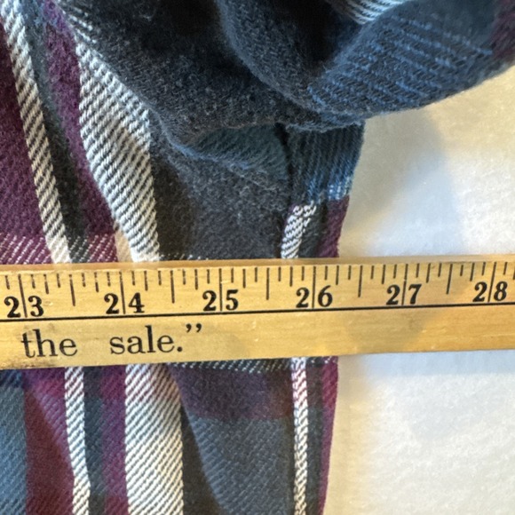 Vintage 90s Five Brother Flannel Shirt Mens 2XL Colorful Plaid Heavyweight - Picture 6 of 8